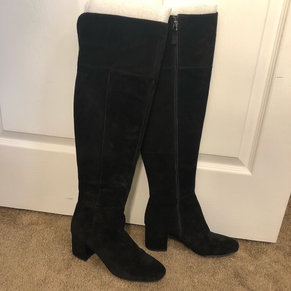 Franco Sarto Over the Knee Suede Boots